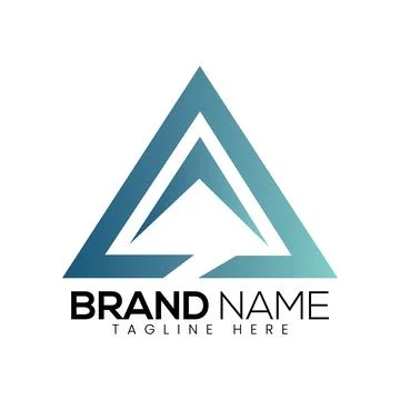 Abstract Vector Brand Icon or Logo Design Template Stock Illustration