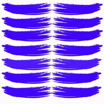 Abstract vector brush stroke on white background Stock Illustration