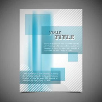 Abstract vector business brochure template. colorful background Stock Illustration