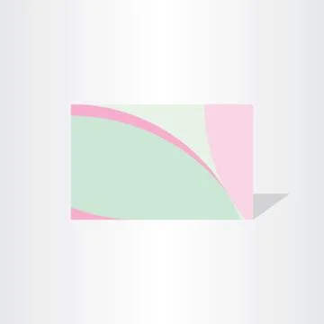 Abstract vector business card template Stock Illustration