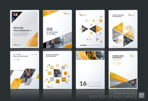 Abstract vector business template. Brochure layout, cover modern Stock Illustration