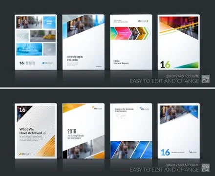 Abstract vector business template. Brochure layout, cover modern Stock Illustration