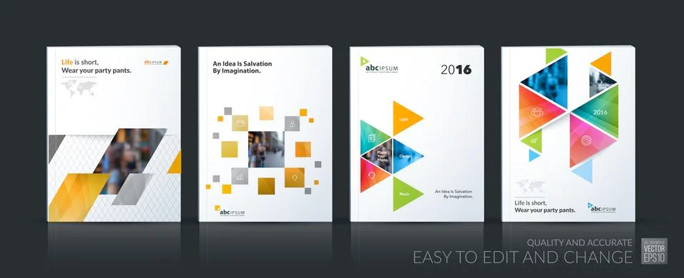 Abstract vector business template. Brochure layout, cover modern Stock-Illustration