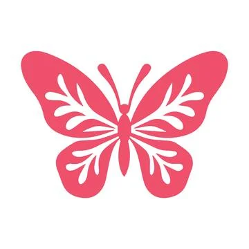 Abstract Vector Butterfly Icon or  Logo Design Template Stock Illustration