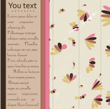 Abstract vector card Stock Illustration