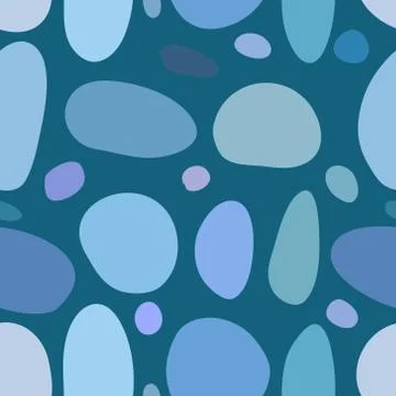 Abstract vector chaotic spotted seamless pattern Stock Illustration