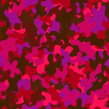 Abstract vector chaotic spotted seamless pattern Stock Illustration