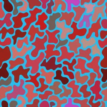 Abstract vector chaotic spotted seamless pattern Stock Illustration