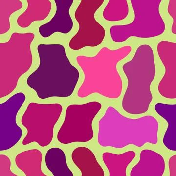 Abstract vector chaotic spotted seamless pattern Stock-Illustration