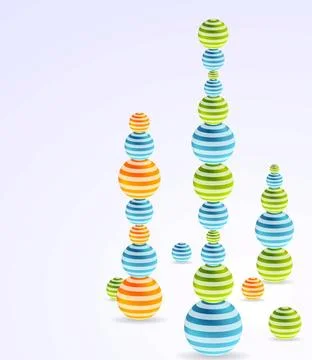 Abstract vector Christmas balls background Abstract Christmas balls backgr... Stock Photos