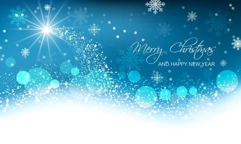 Abstract vector Christmas card Illustrazione stock
