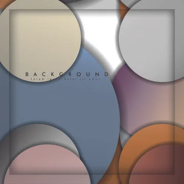 Abstract vector circle background with color stone and brick gradient and sha イラスト素材