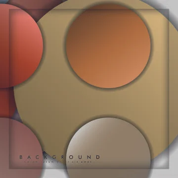 Abstract vector circle background with color stone and brick gradient and sha イラスト素材