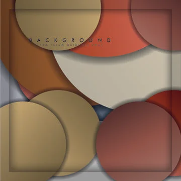 Abstract vector circle background with color stone and brick gradient and sha イラスト素材