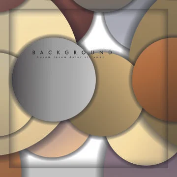 Abstract vector circle background with color stone and brick gradient and sha イラスト素材