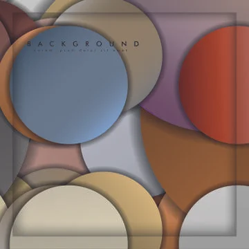 Abstract vector circle background with color stone and brick gradient and sha イラスト素材