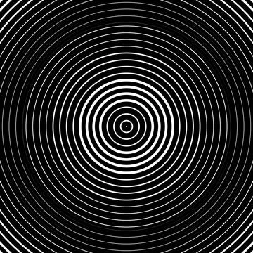 Abstract vector circle halftone black background. Gradient retro line patte.. 스톡 일러스트