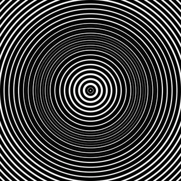 Abstract vector circle halftone black background. Gradient retro line patte.. 스톡 일러스트