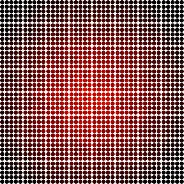 Abstract vector colored round dots background Illustrazione stock