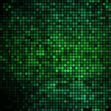 Abstract vector colored round dots background Illustrazione stock