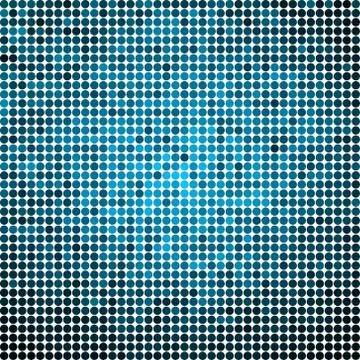 Abstract vector colored round dots background Illustrazione stock