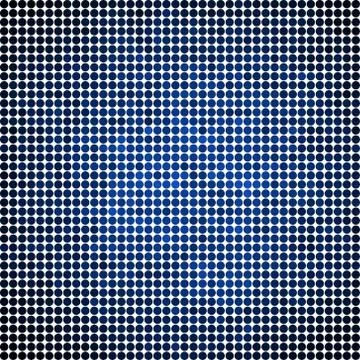 Abstract vector colored round dots background Illustrazione stock