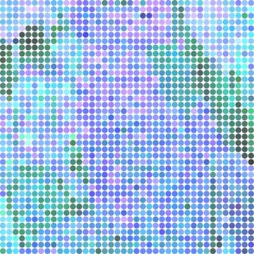 Abstract vector colored round dots background Stock Illustration