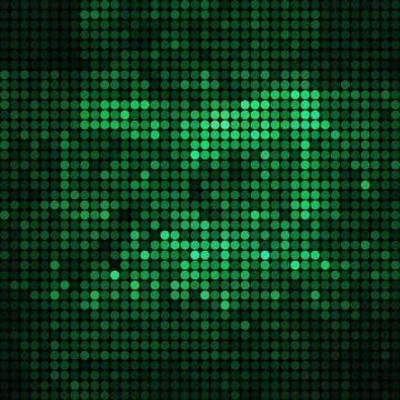 Abstract vector colored round dots background Stock Illustration