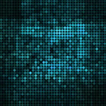 Abstract vector colored round dots background Stock Illustration