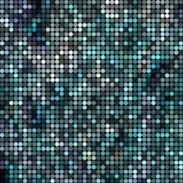 Abstract vector colored round dots background Stock Illustration