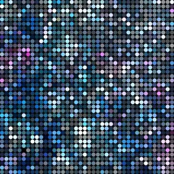 Abstract vector colored round dots background Stock Illustration