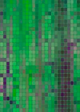 Abstract vector colored round dots background - green Stock Illustration