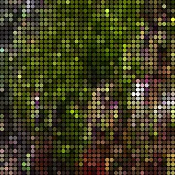 Abstract vector colored round dots background Stock Illustration