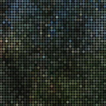 Abstract vector colored round dots background Illustrazione stock