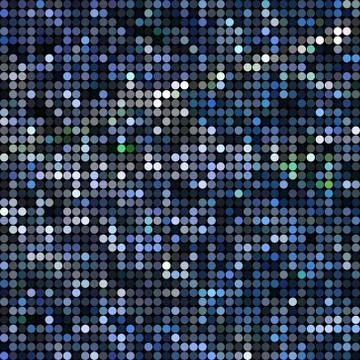 Abstract vector colored round dots background Stock Illustration