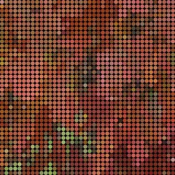 Abstract vector colored round dots background Stock Illustration