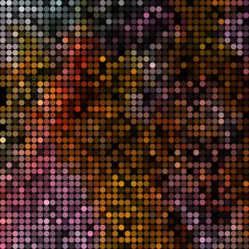 Abstract vector colored round dots background Stock Illustration