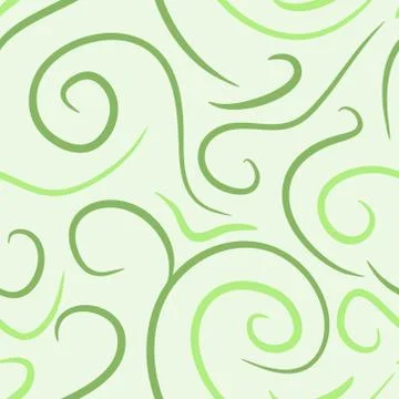 Abstract vector colored swirls seamless pattern Stock Illustration