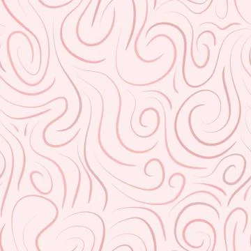 Abstract vector colored swirls seamless pattern Stock Illustration