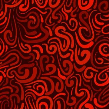 Abstract vector colored swirls seamless pattern Stock Illustration