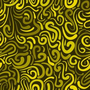 Abstract vector colored swirls seamless pattern Stock Illustration