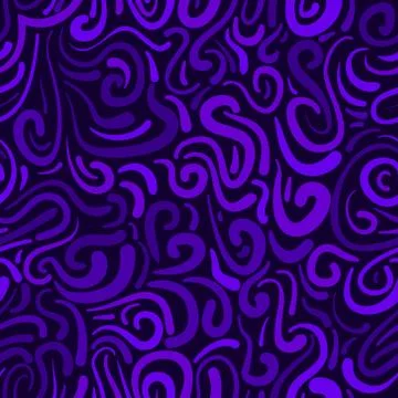 Abstract vector colored swirls seamless pattern Illustrazione stock
