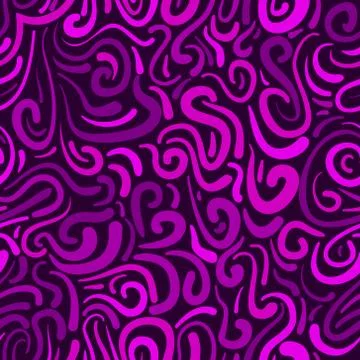 Abstract vector colored swirls seamless pattern Stock Illustration