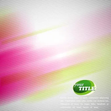 Abstract vector colorful background with blurred watercolor effect Stock Illustration