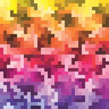 Abstract vector colorful background seamless pixel pattern イラスト素材