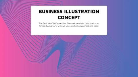 Abstract Vector Colorful Gradient Landing Page Template Stock Illustration