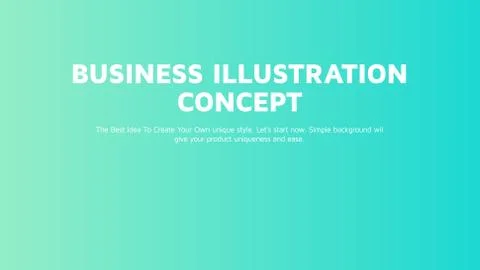 Abstract Vector Colorful Gradient Landing Page Template Stock Illustration