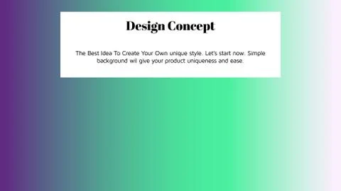 Abstract Vector Colorful Gradient Landing Page Template Stock Illustration