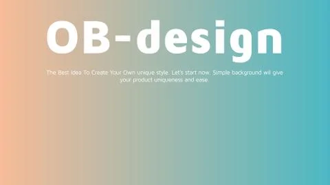 Abstract Vector Colorful Gradient Landing Page Template Ilustração Stock
