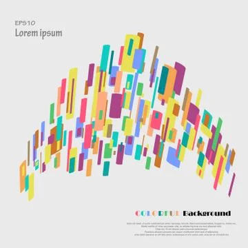 Abstract vector of colorful modern background. Stock-Illustration